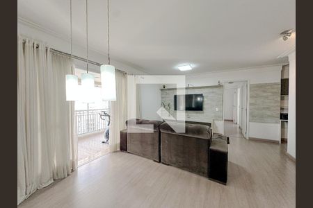 Sala de apartamento para alugar com 3 quartos, 96m² em Várzea da Barra Funda, São Paulo