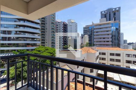 Vista/Varanda de kitnet/studio para alugar com 1 quarto, 25m² em Pinheiros, São Paulo