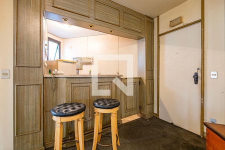 Sala/Cozinha de apartamento para alugar com 1 quarto, 49m² em Jardim Paulistano, São Paulo