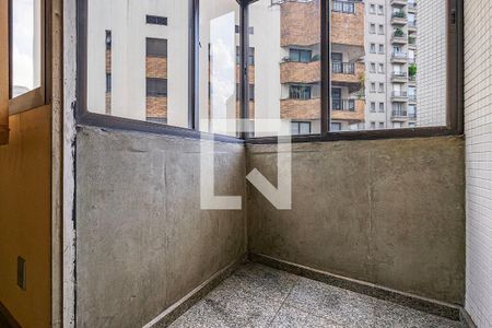 Sala/Cozinha - Varanda de apartamento para alugar com 1 quarto, 49m² em Jardim Paulistano, São Paulo