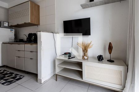 Sala de apartamento para alugar com 1 quarto, 35m² em Barra Funda, São Paulo