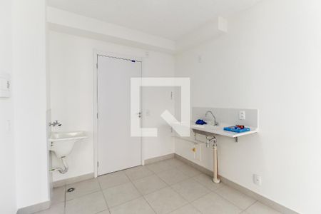 Sala - Cozinha de apartamento para alugar com 2 quartos, 32m² em Vila Nova Curuca, São Paulo
