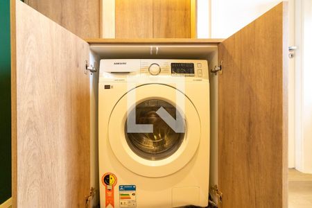 Destaque - Máquina de Lavar e Secar de apartamento para alugar com 1 quarto, 30m² em Vila Olímpia, São Paulo