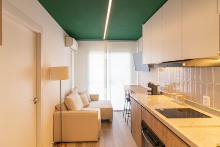 Sala/Cozinha de apartamento para alugar com 1 quarto, 30m² em Vila Olímpia, São Paulo