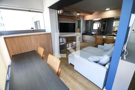 Sala de casa de condomínio para alugar com 1 quarto, 40m² em Cambuí, Campinas