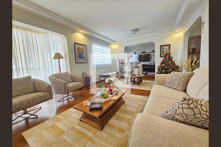 Sala de apartamento à venda com 3 quartos, 184m² em Brooklin, São Paulo