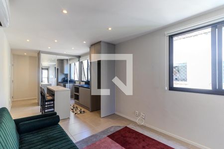 Sala de kitnet/studio para alugar com 1 quarto, 46m² em Santa Cecilia, São Paulo