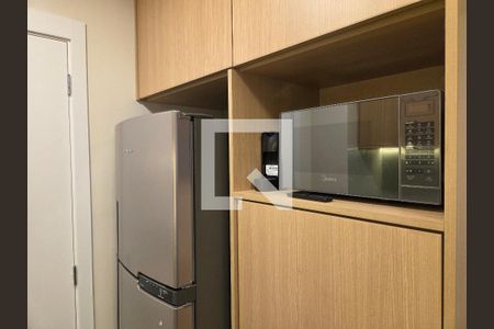 Sala/Cozinha de apartamento à venda com 1 quarto, 25m² em Vila Nova Conceição, São Paulo