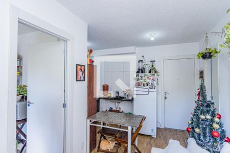 Sala, cozinha e área de serviço de apartamento para alugar com 2 quartos, 36m² em Vila Barreto, São Paulo