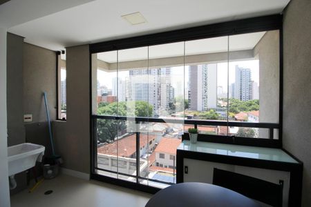 Varanda/Área de Serviço de apartamento à venda com 1 quarto, 35m² em Vila Olímpia, São Paulo