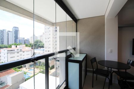 Varanda/Área de Serviço de apartamento à venda com 1 quarto, 35m² em Vila Olímpia, São Paulo