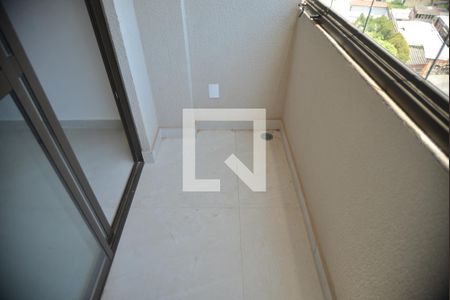 Varanda da Sala de apartamento para alugar com 2 quartos, 55m² em Parque das Nações, Santo André