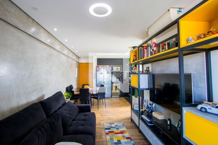 Sala de apartamento à venda com 2 quartos, 73m² em Vila Eldizia, Santo André