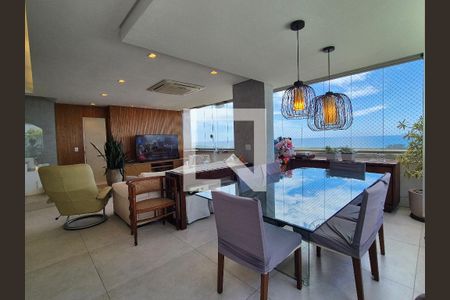 Sala de jantar  de apartamento à venda com 4 quartos, 242m² em Barra da Tijuca, Rio de Janeiro
