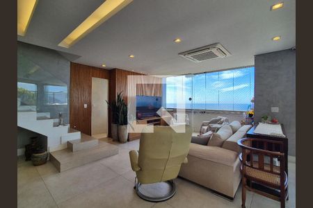 Sala  de apartamento à venda com 4 quartos, 242m² em Barra da Tijuca, Rio de Janeiro