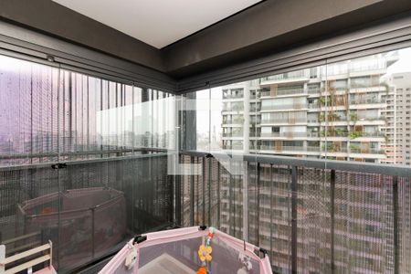 Varanda da Sala de apartamento à venda com 3 quartos, 105m² em Jardim das Acácias, São Paulo