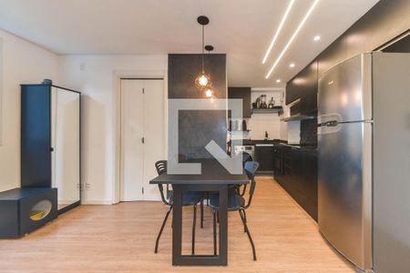 Sala de apartamento para alugar com 1 quarto, 34m² em Santo Amaro, São Paulo