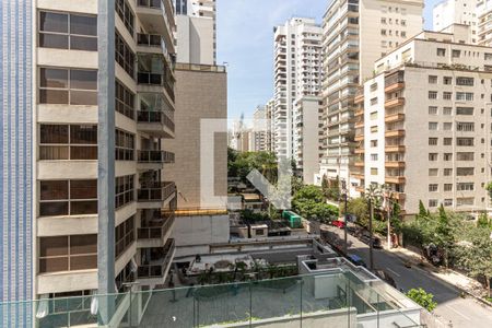 Vista da Sala de apartamento para alugar com 3 quartos, 110m² em Santa Cecilia, São Paulo