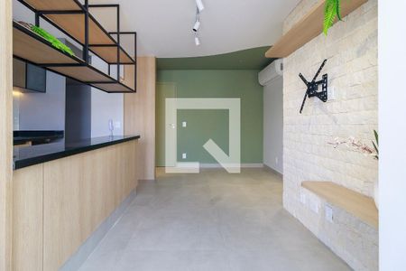 Sala de apartamento para alugar com 2 quartos, 57m² em Brooklin, São Paulo