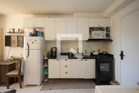 Cozinha e Área de Serviço de apartamento para alugar com 2 quartos, 37m² em Vila Graciosa, São Paulo