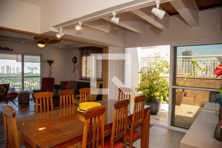 Varanda gourmet de apartamento à venda com 3 quartos, 284m² em Santo Amaro, São Paulo