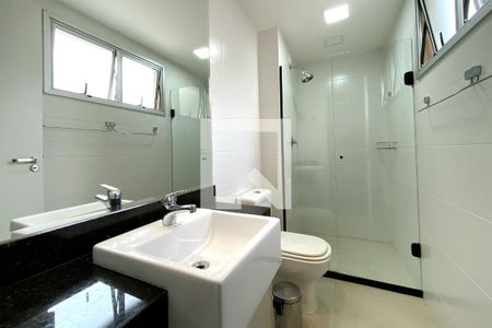 Banheiro da Suíte 1 de apartamento para alugar com 3 quartos, 80m² em Luxemburgo, Belo Horizonte