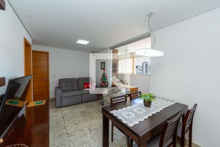 SALA de apartamento à venda com 3 quartos, 72m² em Serra, Belo Horizonte