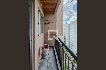Varanda da Sala de apartamento à venda com 3 quartos, 66m² em Planalto, São Bernardo do Campo