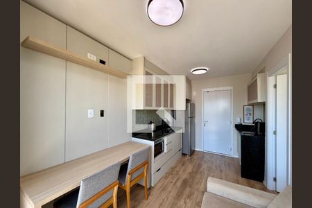 Sala de apartamento para alugar com 1 quarto, 27m² em Campo Belo, São Paulo