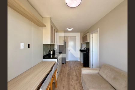 Sala de apartamento para alugar com 1 quarto, 27m² em Campo Belo, São Paulo