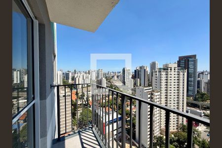 Sacada  de apartamento para alugar com 1 quarto, 27m² em Campo Belo, São Paulo