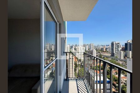 Sacada de apartamento para alugar com 1 quarto, 27m² em Campo Belo, São Paulo