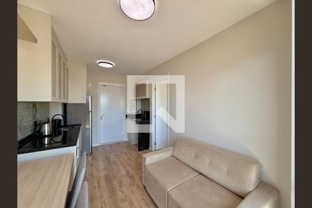 Sala de apartamento para alugar com 1 quarto, 27m² em Campo Belo, São Paulo