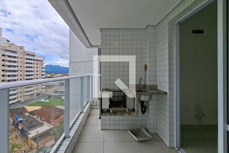 Sacada de apartamento para alugar com 1 quarto, 45m² em Vila Caiçara, Praia Grande