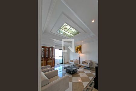 Sala de estar de apartamento para alugar com 4 quartos, 319m² em Cidade Ocian, Praia Grande