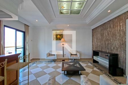 Sala de estar de apartamento para alugar com 4 quartos, 319m² em Cidade Ocian, Praia Grande
