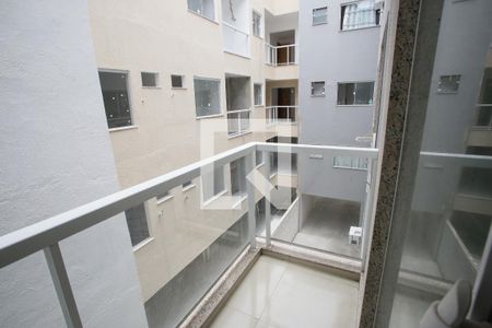 Varanda da Sala de apartamento para alugar com 2 quartos, 66m² em Taquara, Rio de Janeiro