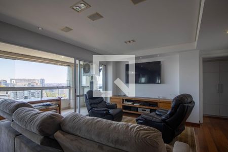 Sala  de apartamento à venda com 3 quartos, 139m² em Vila Andrade, São Paulo