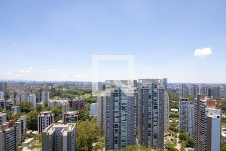 Vista da Sacada de apartamento à venda com 3 quartos, 139m² em Vila Andrade, São Paulo