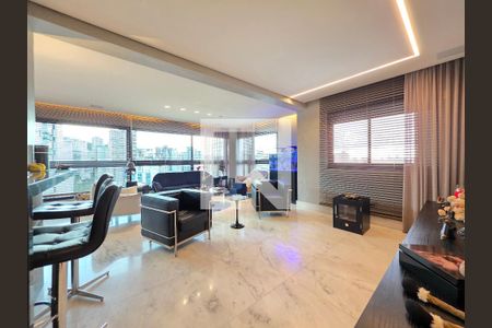 Sala  de apartamento para alugar com 3 quartos, 147m² em Anchieta, Belo Horizonte