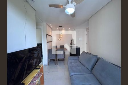 Sala de estar e jantar de apartamento para alugar com 2 quartos, 43m² em Usina Piratininga, São Paulo