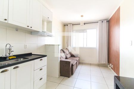 Sala/Cozinha de apartamento para alugar com 2 quartos, 32m² em Vila Nova Curuca, São Paulo