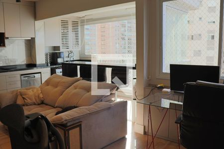 Sala de apartamento à venda com 1 quarto, 47m² em Alphaville Empresarial, Barueri