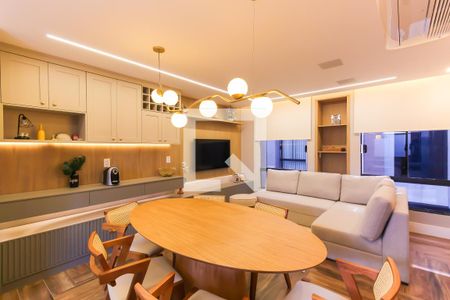 Sala/Cozinha de casa de condomínio à venda com 3 quartos, 100m² em Água Rasa, São Paulo