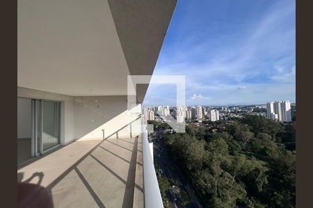 Varanda da Sala  de apartamento à venda com 3 quartos, 155m² em Vila Sofia, São Paulo