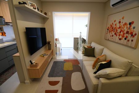 Sala de apartamento para alugar com 1 quarto, 43m² em Bosque, Campinas