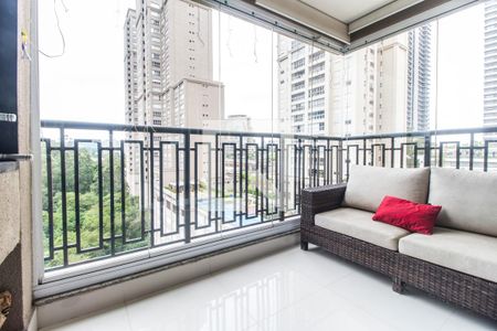 Varanda gourmet de apartamento à venda com 2 quartos, 96m² em Alphaville Conde Ii, Barueri