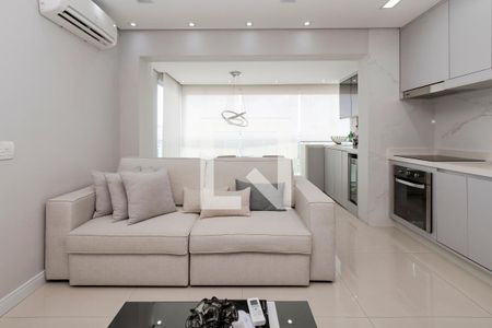 Sala de apartamento à venda com 1 quarto, 43m² em Cidade Monções, São Paulo