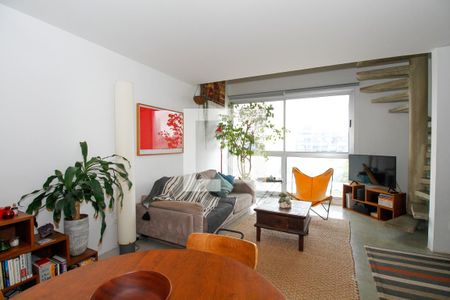 Ambientes Integrados (Sala de Estar, Jantar e Cozinha) de apartamento à venda com 1 quarto, 60m² em Pinheiros, São Paulo