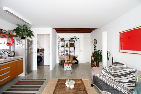 Ambientes Integrados (Sala de Estar, Jantar e Cozinha) de apartamento à venda com 1 quarto, 60m² em Pinheiros, São Paulo